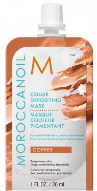 Тонирующая маска для волос Moroccanoil Copper (30мл)
