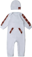 Комплект одежды для малышей Amarobaby Cell Keng / AB-OD22-C501K/11-86 (серый, р.86) - 