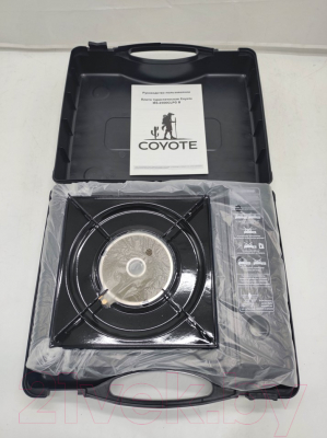 Изображение товара Плита туристическая Coyote MS-2500С LPG B (черный полуглянцевый)