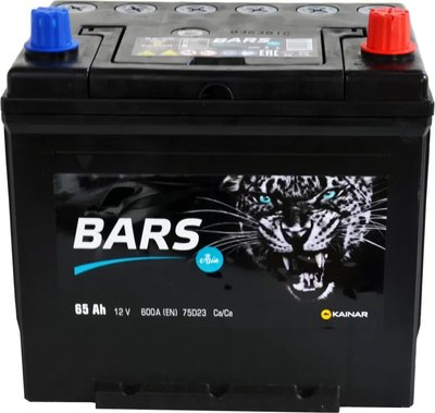 Автомобильный аккумулятор BARS Asia 65 JR с бортом (65 А/ч) - 