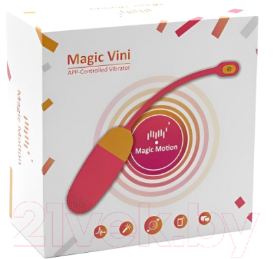 Виброяйцо Magic Motion Magic Vini (оранжевый)