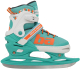 Миниатюра изображения товара Коньки раздвижные Black Aqua AS-408 (р-р 39-42, мятный/оранжевый)