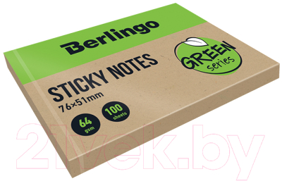 Блок для записей Berlingo Green Series / LSn_42051