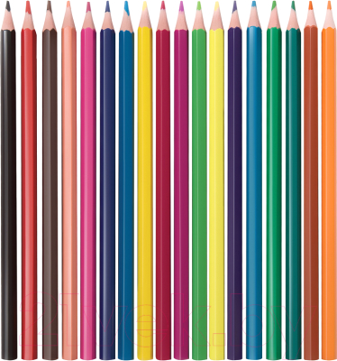 Изображение товара Набор цветных карандашей ArtSpace Подводный мир / 259768 (18цв)