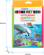 Миниатюра изображения товара Набор цветных карандашей ArtSpace Подводный мир / 259768 (18цв)