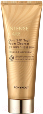 Пенка для умывания Tony Moly Intense Care Gold 24K Snail Foam Cleanser (150мл)