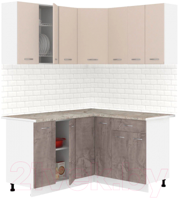 Кухонный гарнитур Кортекс-мебель Корнелия Лира 1.5x1.4