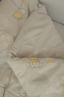 Комплект постельный для малышей Баю-Бай Air / К50Air6 (серый/желтый) - 