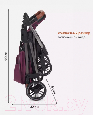 Детская прогулочная коляска Rant Vega 2023 / RA057 (фиолетовый)