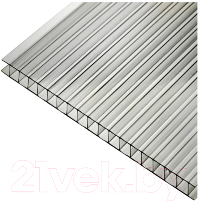 TitanPlast Тонированный 2100x6000x4 0.48кг/м2 (серый) Сотовый ...