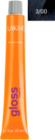 

Крем-краска для волос Lakme, Gloss Color Rinse+Jojoba Oil тонирующая безаммиачная 3/00
