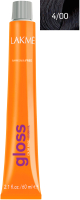 

Крем-краска для волос Lakme, Gloss Color Rinse+Jojoba Oil тонирующая безаммиачная 4/00