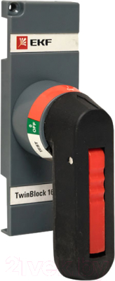 Рукоятка для рубильника EKF PROxima TwinBlock 160-250А / tb-160-250-fh-rev