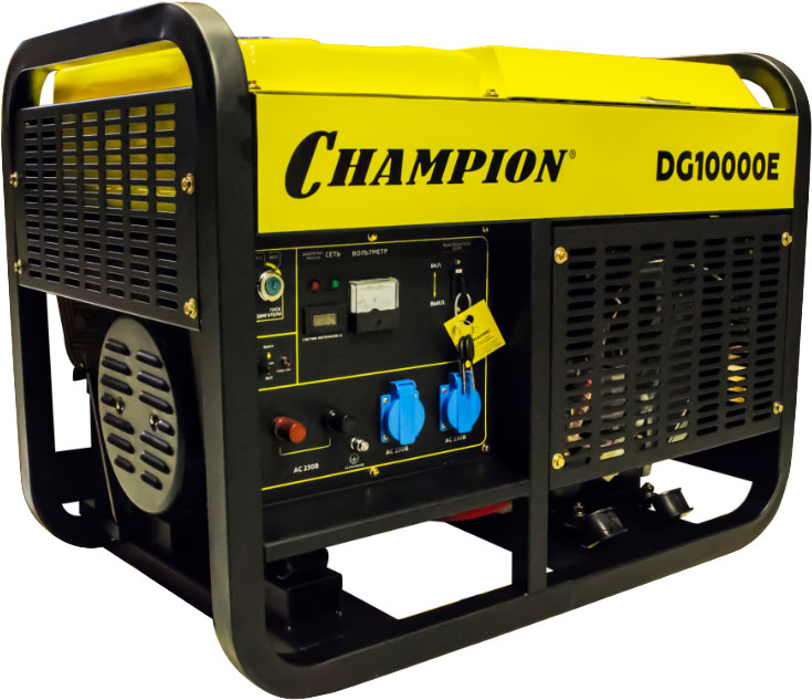 Дизельный генератор Champion DG10000E