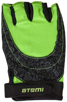 Перчатки для фитнеса Atemi AFG06GN (XS, черный/зеленый)