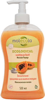 Средство для мытья посуды Molecola Мексиканская папайя (500мл)