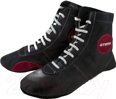 Обувь для самбо Atemi Кожа (красный, р-р 35)