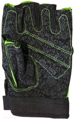 Перчатки для фитнеса Atemi AFG06GN (L, черный/зеленый)