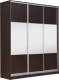 Миниатюра изображения товара Шкаф-купе Рэйгрупп 203 VVX Elgon РГ-08.01 (венге/хром)