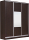 Миниатюра изображения товара Шкаф-купе Рэйгрупп 203 VVX Elgon РГ-08.05 (венге/хром)