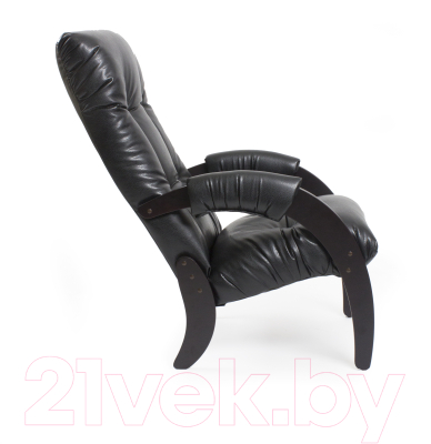 Кресло мягкое Импэкс 61 (венге/Vegas Lite Black)