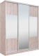 Миниатюра изображения товара Шкаф-купе Рэйгрупп 176 SSX Elgon РГ-09.06 (сосна натуральная/хром)