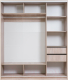 Миниатюра изображения товара Шкаф-купе Рэйгрупп 176 SSX Elgon РГ-09.06 (сосна натуральная/хром)