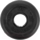 Диск для штанги MB Barbell d26мм 0.5кг (черный) - 