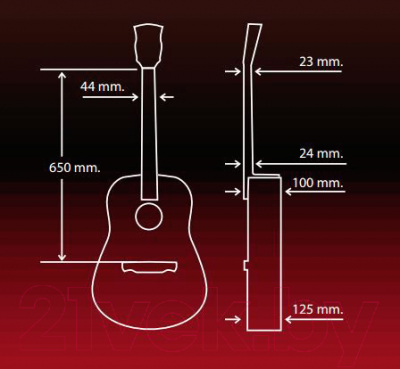 Акустическая гитара Alhambra W-300 B