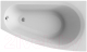 Миниатюра изображения товара Ванна акриловая Alba Spa Baline Asymmetric 150x90 R (с ножками)