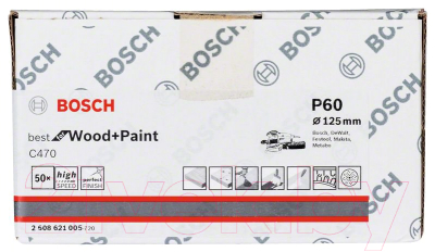 Набор шлифлистов Bosch 2.608.621.005 (50шт)