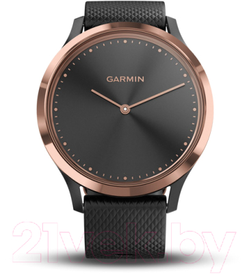 Умные часы Garmin Vivomove HR Sport / 010-01850-26 (розовое золото/черный)