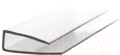 Профиль торцевой для поликарбоната Berolux 6мм (2.1м, прозрачный)