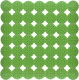 Коврик для ванной Мультидом ПТ72-66 (зеленый) - 