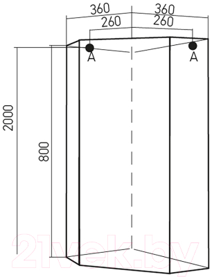 Шкаф для ванной Mixline 510653