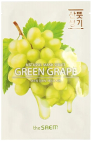 

Маска для лица тканевая The Saem, Natural Green Grape Mask Sheet