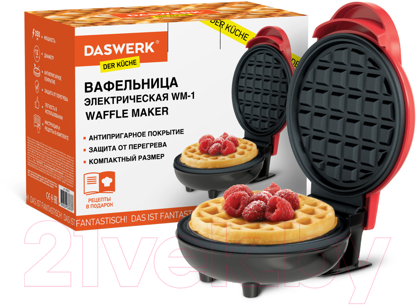 Вафельница Daswerk WM-1 / 455523