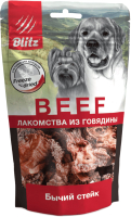 

Лакомство для собак Blitz Pets, Бычий стейк / 4003