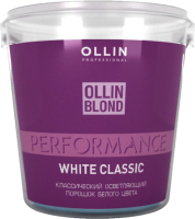 Порошок для осветления волос Ollin Professional Blond Классический белый (500г) - 