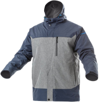 Куртка рабочая Hoegert Tanger / HT5K248-XL (темно-синий/серый) - 