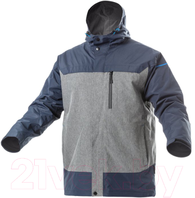 Куртка рабочая Hoegert Tanger / HT5K248-XL (темно-синий/серый)