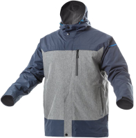 Куртка рабочая Hoegert Tanger / HT5K248-2XL (темно-синий/серый) -
