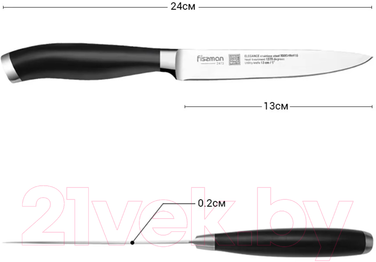 Нож Fissman Elegance 2473