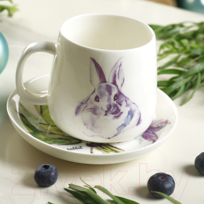 Тарелка закусочная (десертная) Fissman Provence Rabbit 13953