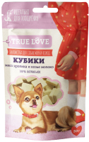 

Лакомство для собак Green QZin, True Love Кубики мясо кролика и козье молоко