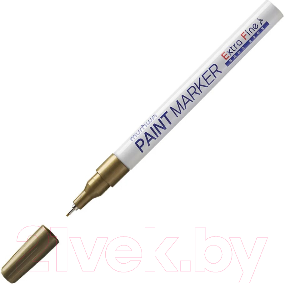 Маркер перманентный MunHwa Extra Fine Paint Marker / EFPM-07 (золото)