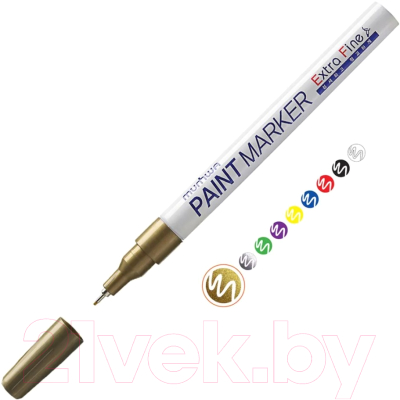 Маркер перманентный MunHwa Extra Fine Paint Marker / EFPM-07 (золото)