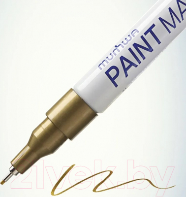 Маркер перманентный MunHwa Extra Fine Paint Marker / EFPM-07 (золото)