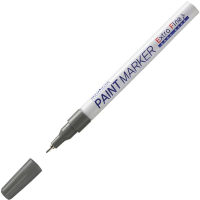 Маркер перманентный MunHwa Extra Fine Paint Marker / EFPM-06 (серебристый) - 