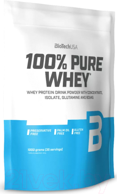 Протеин BioTechUSA 100% Pure Whey (1кг, банан)